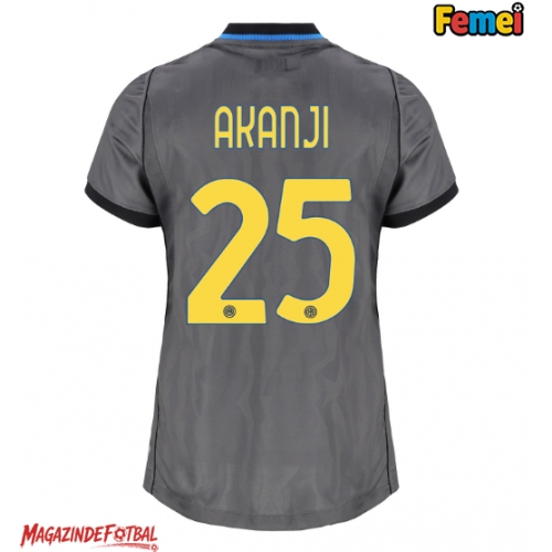 Inter Milan Manuel Akanji #25 Tricou Fotbal Replică 2026-27 Femei Treilea Inter Milan Manuel Akanji #25 Tricou Fotbal Replică 2026-27 Femei Treilea
